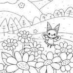 Kuromi’s Magical Day in the Flower Field