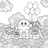 Kirby’s Joyful Picnic in the Clouds