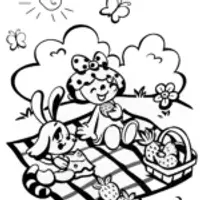 Berry picnic with Strawberry Shortcake
