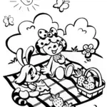 Berry picnic with Strawberry Shortcake
