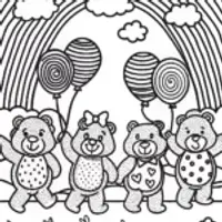 Care Bears’ Friendship Parade with Balloons and Fun!