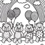 Care Bears’ Friendship Parade with Balloons and Fun!