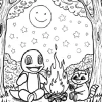 Charmander’s Cozy Campfire Adventure