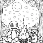 Charmander’s Cozy Campfire Adventure