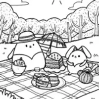 Squishmallow Picnic Adventure with Huggles and Bubbles