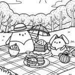 Squishmallow Picnic Adventure with Huggles and Bubbles