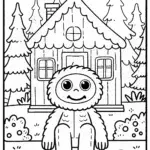Huggy Wuggy’s Cozy Cottage Coloring Adventure