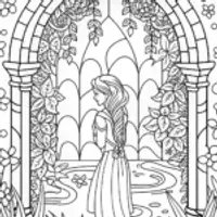 Jasmine’s Enchanted Garden Coloring Adventure (#5809)