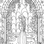 Jasmine’s Enchanted Garden Coloring Adventure (#5809)
