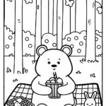 Friendly Forest Picnic with Benny the Bear and Bunny