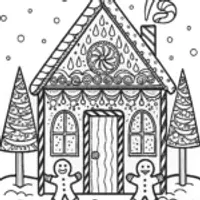 Gingerbread Wonderland with Happy Gingerbread Friends