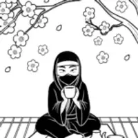 Ninja Tea Time: A Moment of Zen and Color