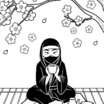 Ninja Tea Time: A Moment of Zen and Color