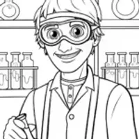 Blippi’s Fun Science Lab Coloring Adventure