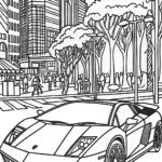 Lamborghini City Adventure: Color the Thrill!