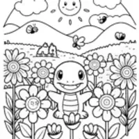 Charmander’s Colorful Garden Adventure Awaits!