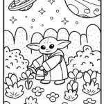 Baby Yoda’s Gardening Adventure in Space