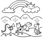 The Rainbow Parade Friends: A Colorful Adventure!