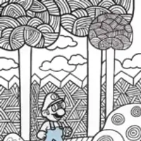 Mushroom Maze Adventure with Mario
