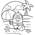 Minion’s Fun Day at the Beach!