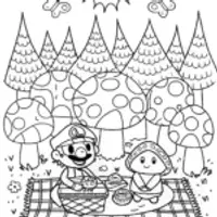Mario’s Picnic Adventure: Fun in the Mushroom Forest!