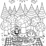 Mario’s Picnic Adventure: Fun in the Mushroom Forest!