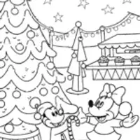 Mickey and Minnie Celebrate at the Christmas Market