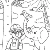 Blippi’s Fun Day at the Animal Kingdom Adventure