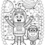 Bluey’s Space Adventure with Friends
