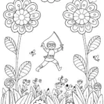 Ninja Garden Battle: Adventure Among the Flowers