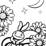Axolotl Stargazer Coloring Page