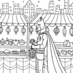 Batman at the Night Market Adventure