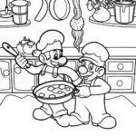 Mario and Luigi’s Fun Cooking Day!