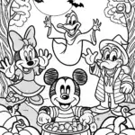 Mickey’s Halloween Haunt Adventure Coloring Fun!