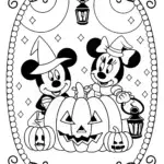 Mickey and Minnie at the Haunted Pumpkin Patch