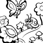 Flashy Garden Race: Butterfly and Ladybug Adventure