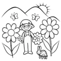 Blippi’s Garden Adventure with Flowers and Friends