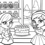 Shopkins Sweet Shop Adventure with Characters and Cake