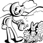Huggy Wuggy’s Garden Adventure with Bunny Friends