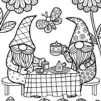Gnome Tea Party in the Enchanted Garden Adventure