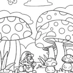 Mario’s Mushroom Garden Adventure Coloring Fun
