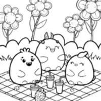 Squishmallow Garden Party with Friends