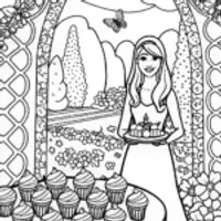 Barbie’s Dream Garden Party Coloring Adventure