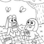 Bluey and Friends Enjoy a Family Picnic Adventure
