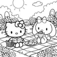 Hello Kitty’s Fun Picnic with Friends