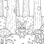 Zygarde’s Nature Guardian Coloring Page