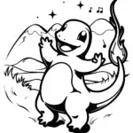 Charmander’s Joyful Dragon Dance Adventure