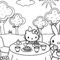 Hello Kitty’s Enchanted Garden Tea Party Fun