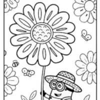 Minion’s Big Flower Adventure in the Garden