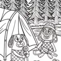 Bluey and Bingo’s Camping Fun